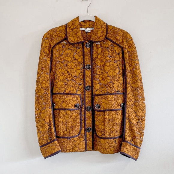 Veronica Beard Coppola Floral Lace Jacket 4 NWT - Picture 5 of 14